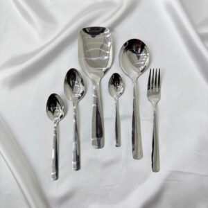 Straight Silver Cutlery Set ( 28-pcs )