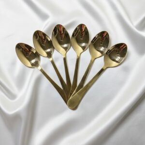 Plain Golden Table Spoons ( 6-pcs )
